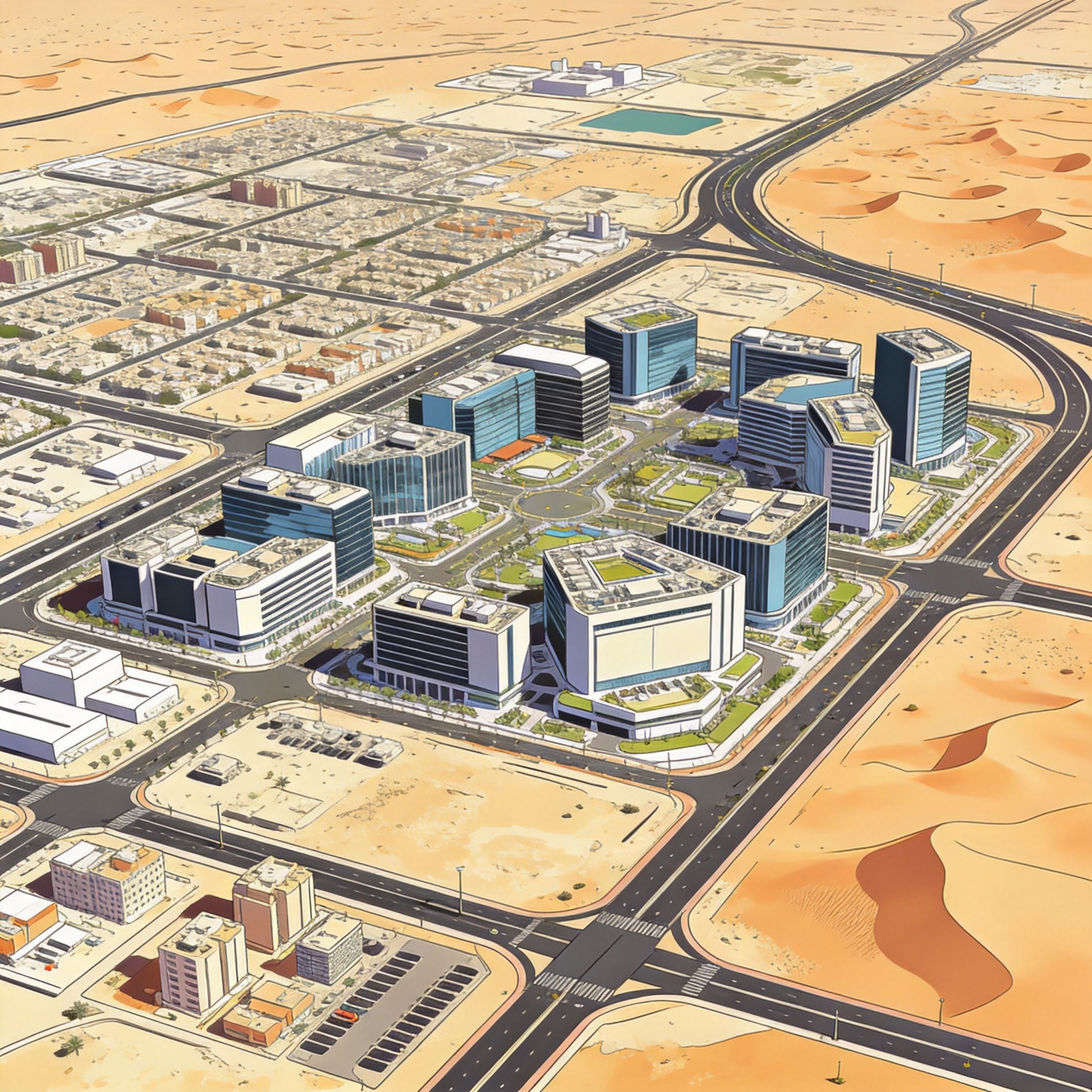 Dubai Silicon Oasis map location